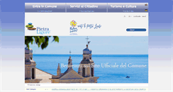 Desktop Screenshot of comunepietraligure.it